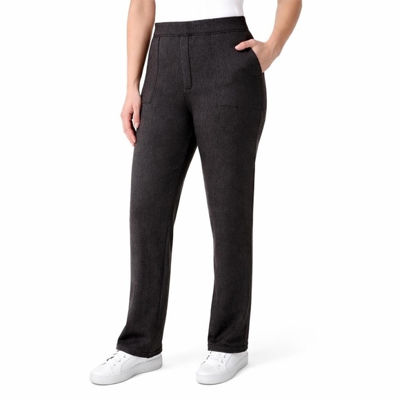 Mondetta Pants - Mondetta Women's XL Straight Leg Pants Black H0761